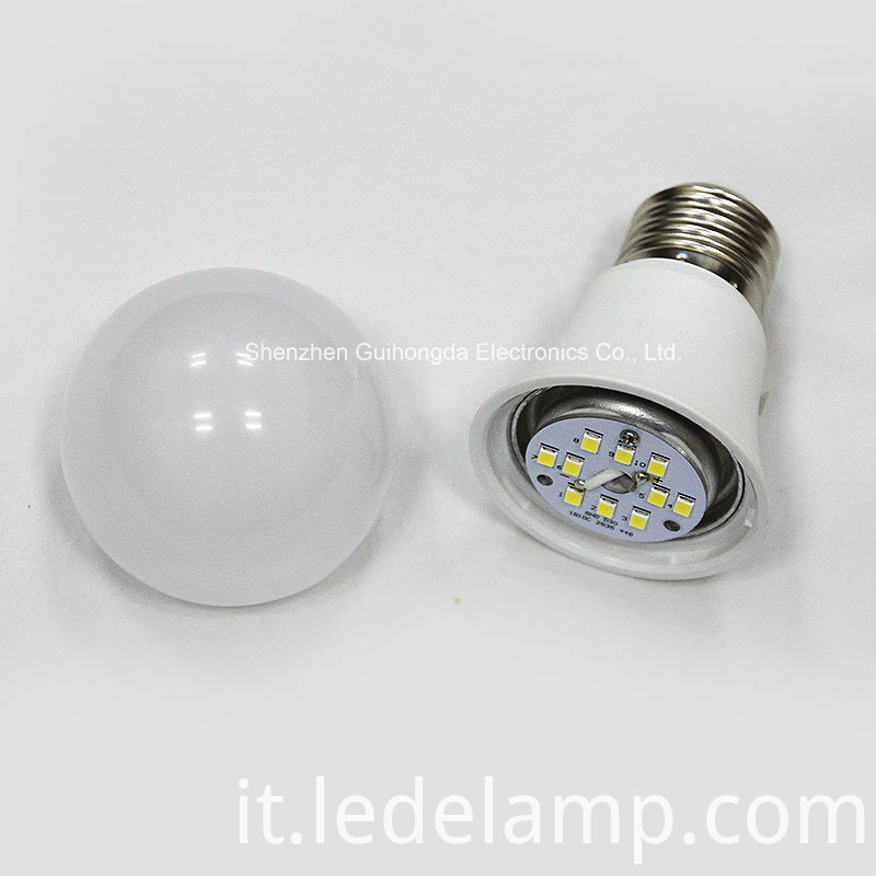 High Brightness 5W LED Bulb with Alum and Plastic Material (GHD-B0542-X20)